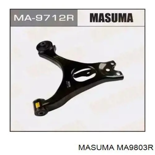 MA9803R Masuma Рычаг передней подвески нижний, правый
