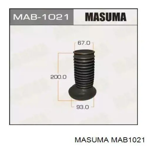 MAB1021 Masuma пыльник амортизатора переднего