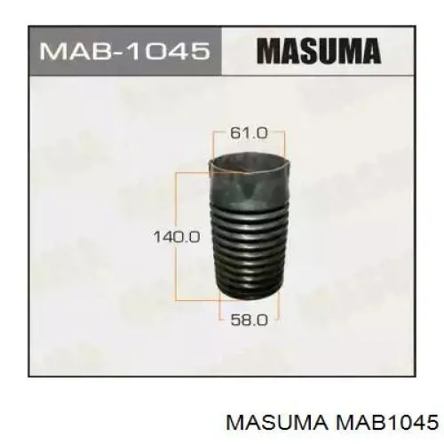 Пыльник амортизатора заднего MAB1045 Masuma