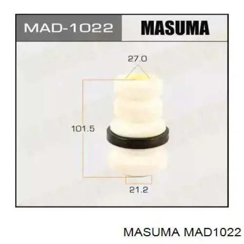 Буфер (отбойник) амортизатора переднего Masuma MAD1022