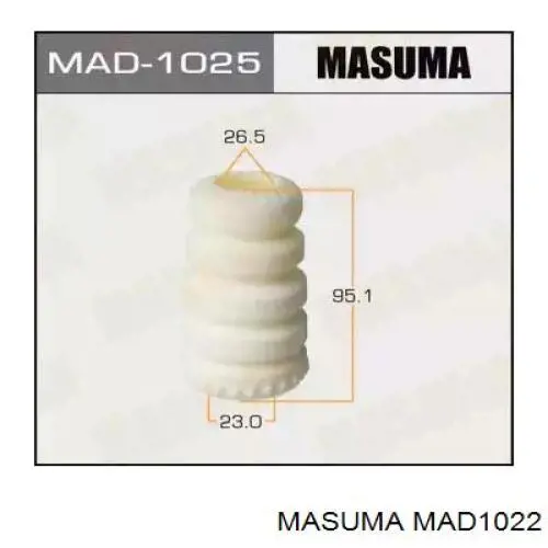 Купить MAD1022 Masuma Буфер (отбойник) амортизатора переднего