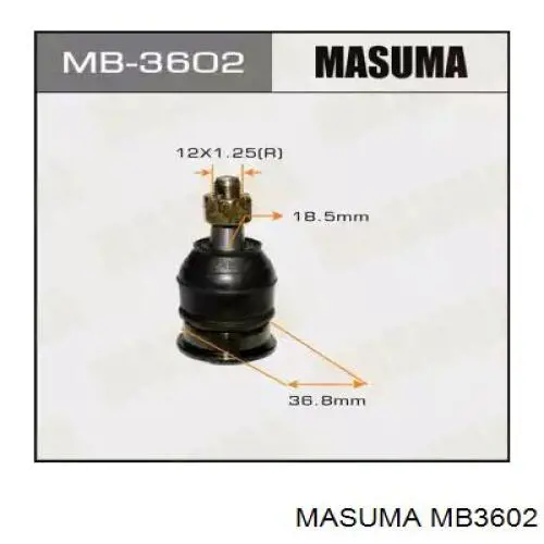 Нижняя шаровая опора MB3602 Masuma