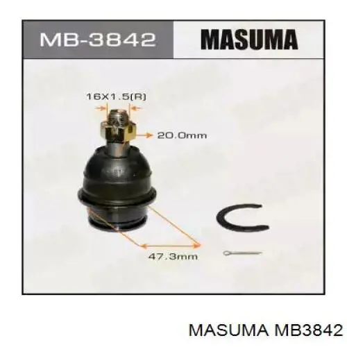 Шаровая опора нижняя Masuma MB3842