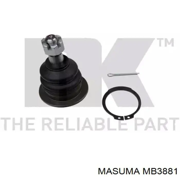 Верхняя шаровая опора Masuma MB3881 цена, от 14.58 USD