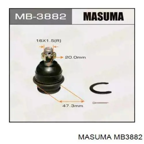 Шаровая опора нижняя Masuma MB3882