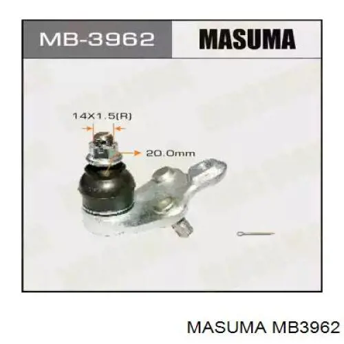 Шаровая опора нижняя Masuma MB3962