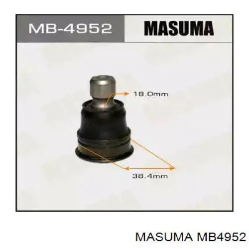 MB4952 Masuma suporte de esfera inferior