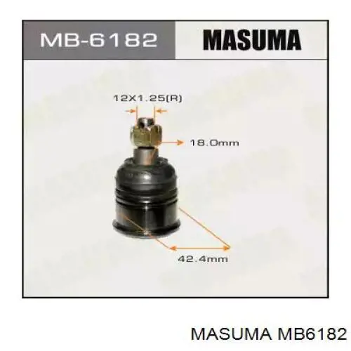 MB6182 Masuma шаровая опора нижняя