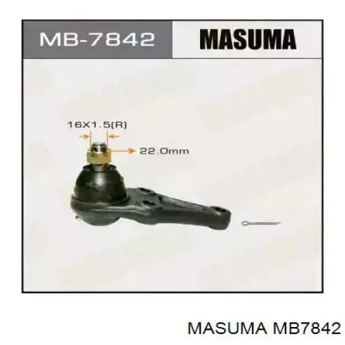 Шаровая опора нижняя Masuma MB7842