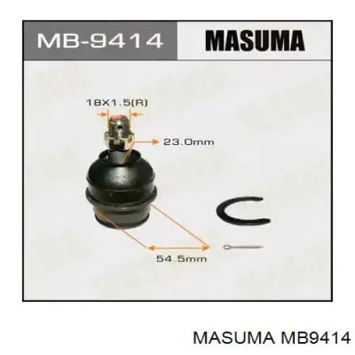 MB9414 Masuma suporte de esfera inferior