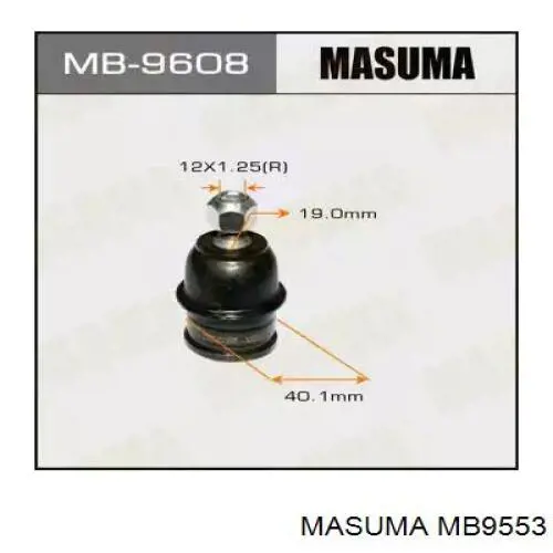Нижняя шаровая опора MB9553 Masuma