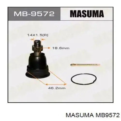 MB9572 Masuma suporte de esfera superior