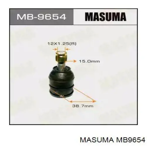 MB9654 Masuma шаровая опора верхняя
