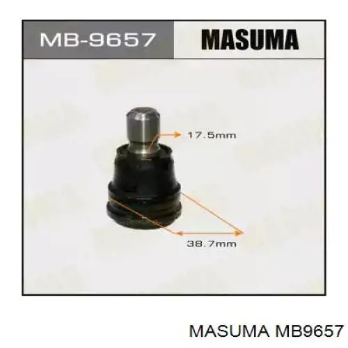 MB9657 Masuma suporte de esfera inferior