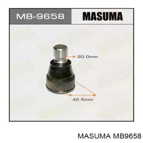 MB9658 Masuma suporte de esfera inferior