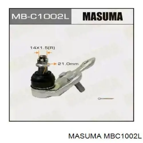 MBC1002L Masuma шаровая опора нижняя левая