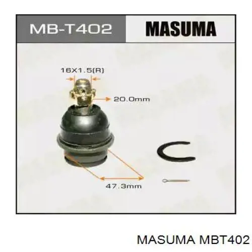 Шаровая опора нижняя Masuma MBT402