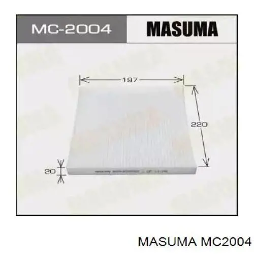 MC2004 Masuma фильтр салона