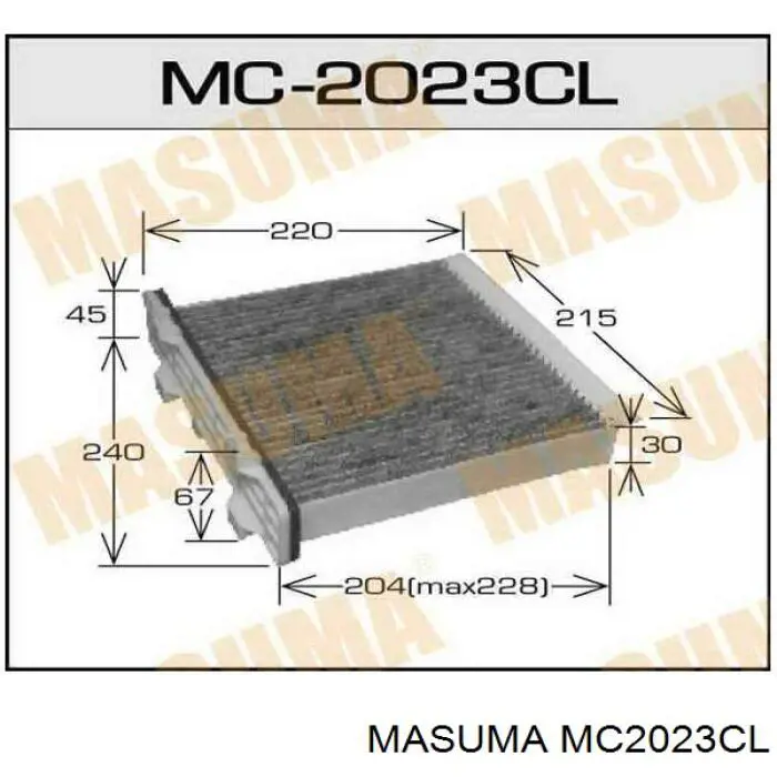 Фильтр салона Masuma MC2023CL