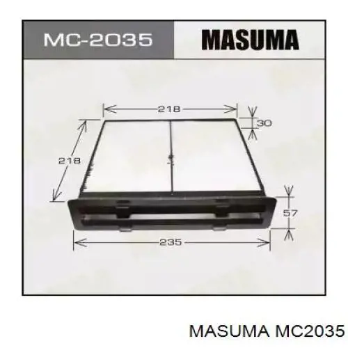 Фильтр салона MC2035 Masuma