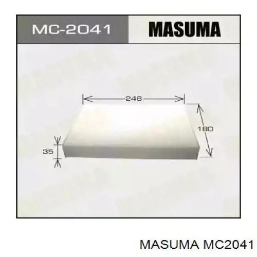Фильтр салона Masuma MC2041