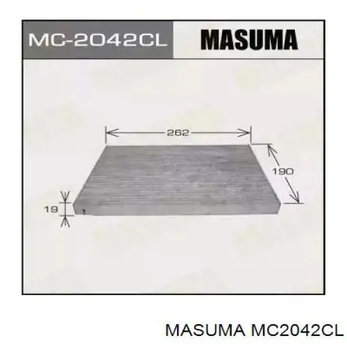 Фильтр салона Masuma MC2042CL