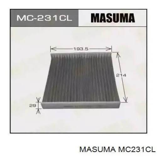 Фильтр салона MC231CL Masuma