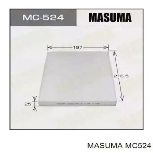 Фильтр салона Masuma MC524