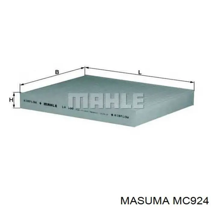 MC924 Masuma Внутрисалонный фильтр
