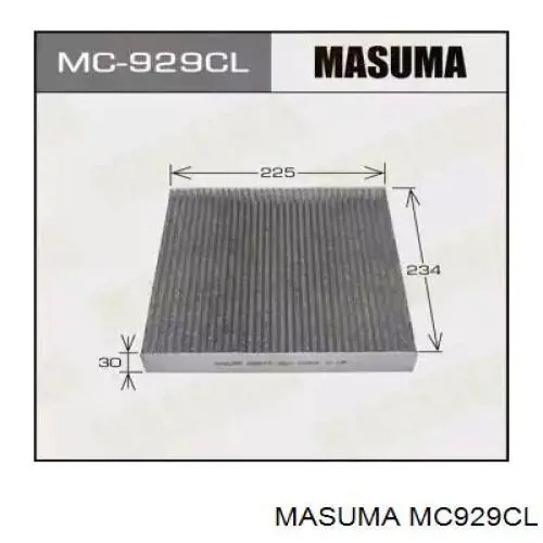 Фильтр салона MC929CL Masuma