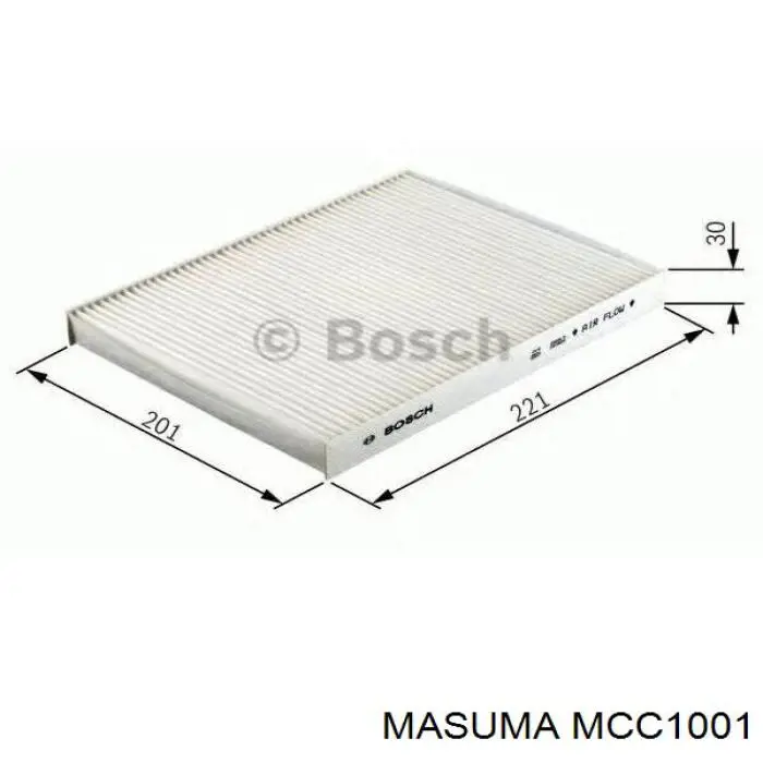 Купить MCC1001 Masuma Фильтр салона угольный