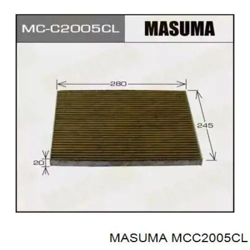 MCC2005CL Masuma фильтр салона