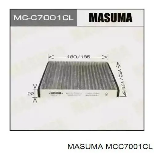 Фильтр салона Masuma MCC7001CL