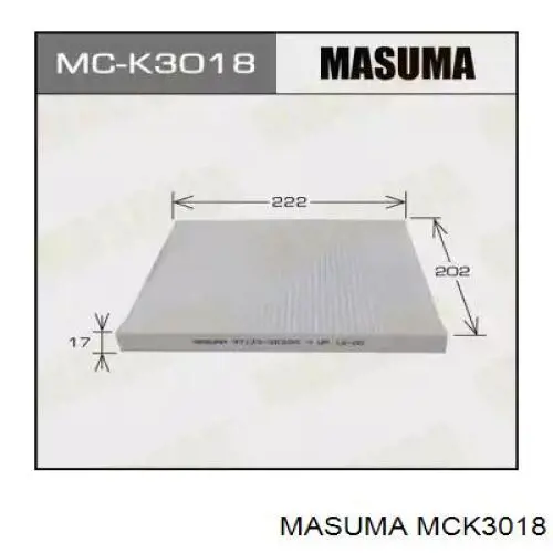 Фильтр салона MCK3018 Masuma