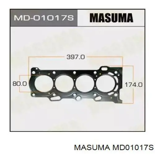 MD01017S Masuma прокладка гбц