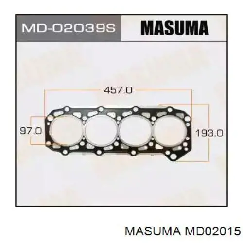 Прокладка ГБЦ Masuma MD02015 цена, от 17.14 USD