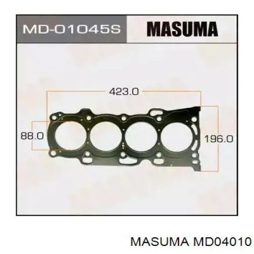 Прокладка ГБЦ Masuma MD04010 цена, от 7.60 USD
