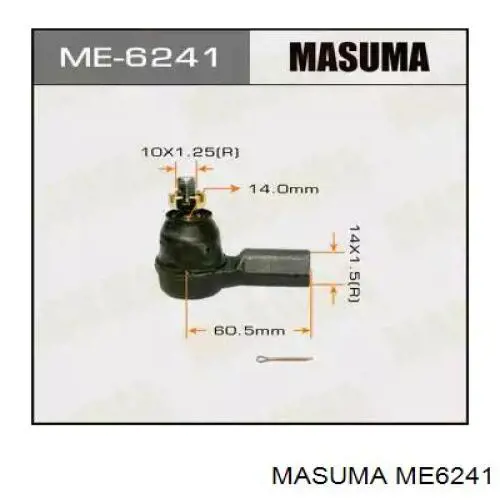 Тяга рулевая в сборе Masuma ME6241