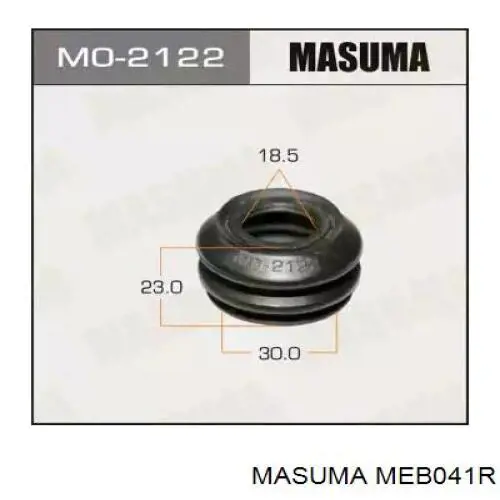 Наконечник рулевой тяги внешний Masuma MEB041R