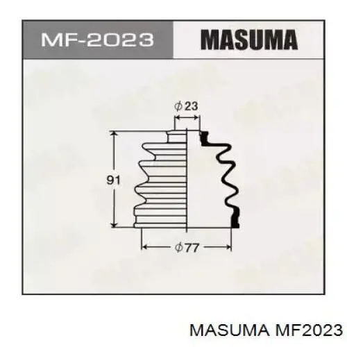 MF2023 Masuma пыльник шруса передней полуоси наружный