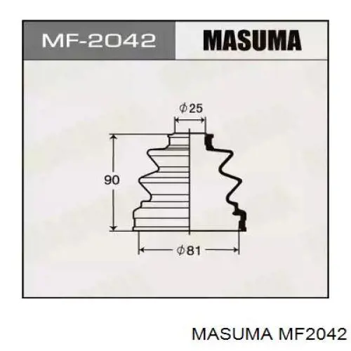 Пыльник ШРУСа передней полуоси внутренний Masuma MF2042