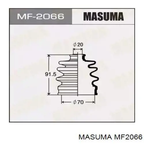 Пыльник ШРУСа наружный MF2066 Masuma