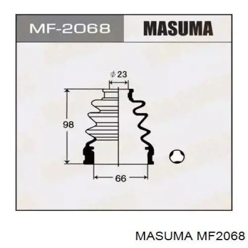 Пыльник ШРУСа передней полуоси внутренний MASUMA MF2068