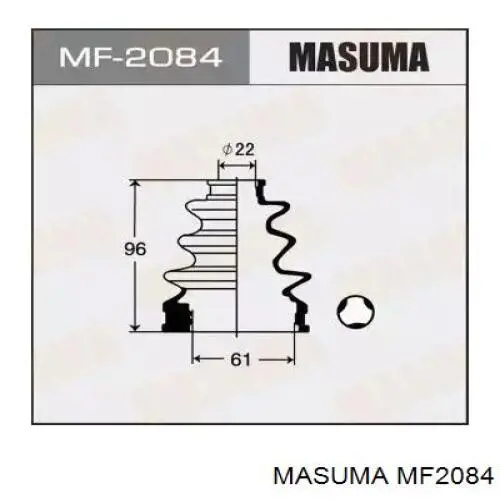 MF2084 Masuma пыльник шруса передней полуоси внутренний