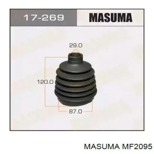 Пыльник шарнира угловых скоростей внутренний передний Masuma MF2095 цена, от 5.98 USD