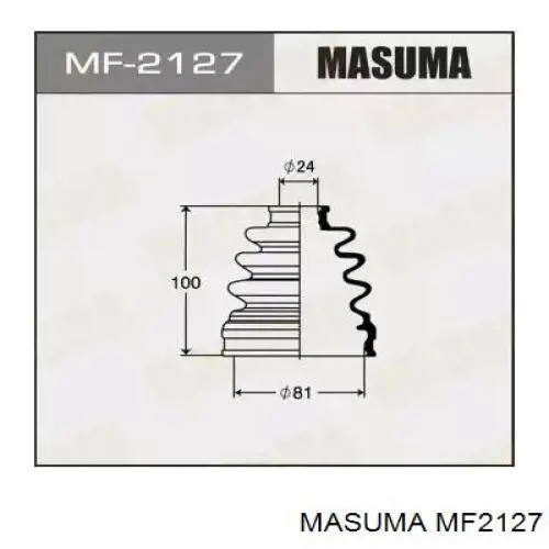 Пыльник ШРУСа передней полуоси внутренний Masuma MF2127