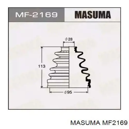 MF2169 Masuma пыльник шруса передней полуоси внутренний