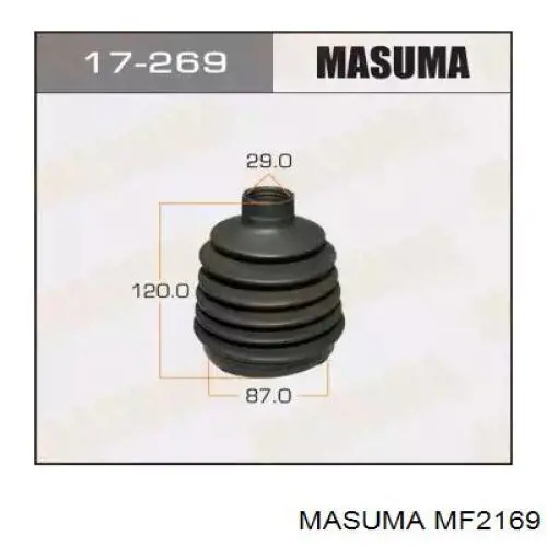 Пыльник ШРУСа внутренний MF2169 Masuma