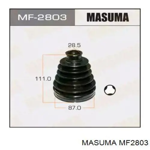 Пыльник ШРУСа внутренний MF2803 Masuma