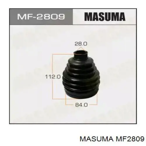 MF2809 Masuma пыльник шруса передней полуоси наружный